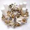 Christmas wreath "Glittering gold" Christmas decorations - 2
