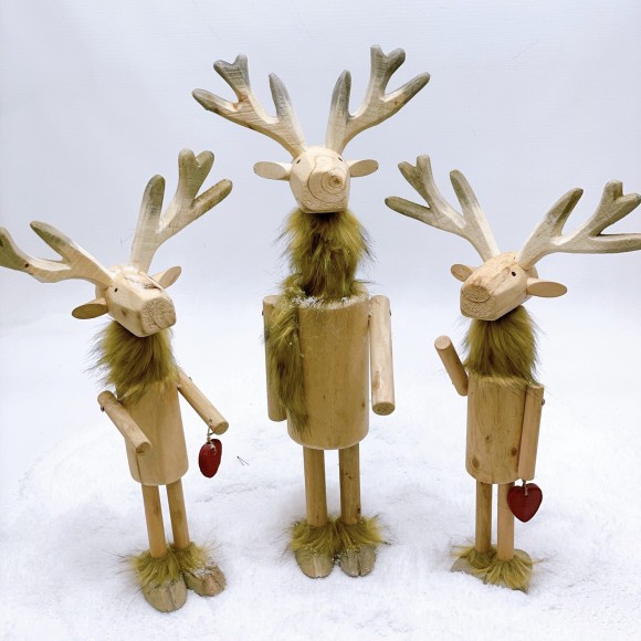 Deer family Christmas decorations - 2