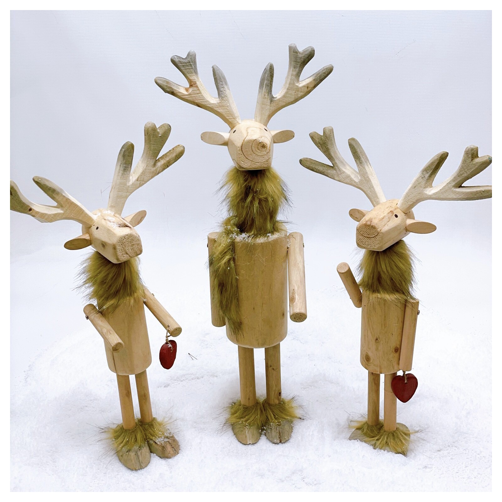 Deer family Christmas decorations - 2