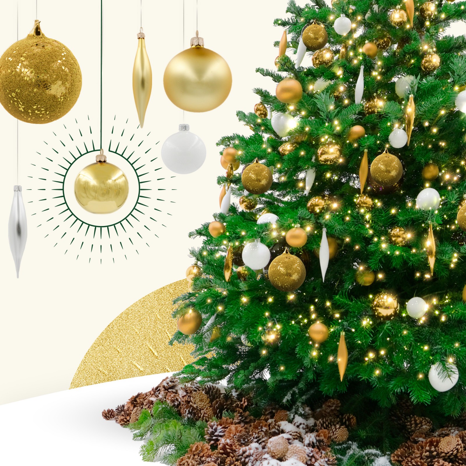 Sphere De Verre Qui Orne Le Sapin