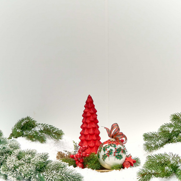 ÉCLAT ROUGE Décorations de Noël - 1