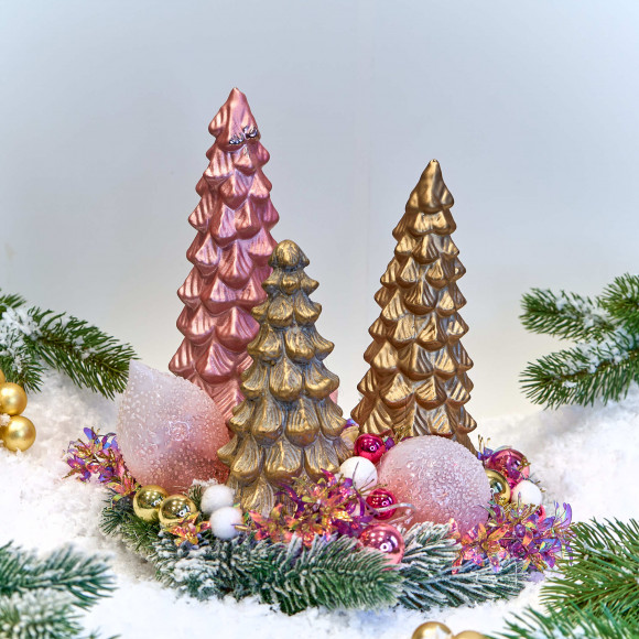 TRIO ENCHANTÉ Décorations de Noël - 2