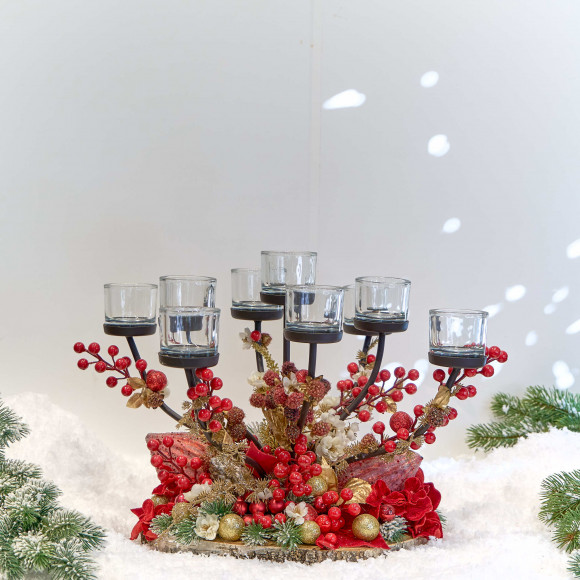 FLAMME DES BOIS ANCIENS Décorations de Noël - 1